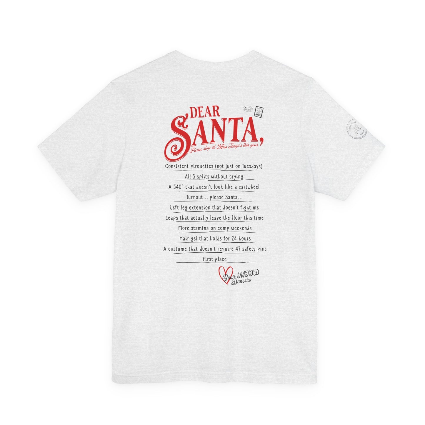 Adult Dear Santa Graphic Tee