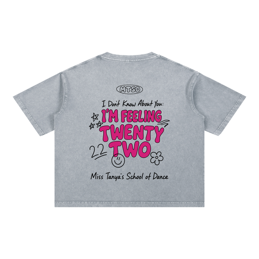 Adult "Feeling 22" Boxy Fit Tee