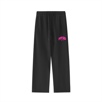Adult White Fox Inspired Sweatpants in Black